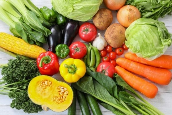 酵素がたくさん含まれている野菜のイメージ